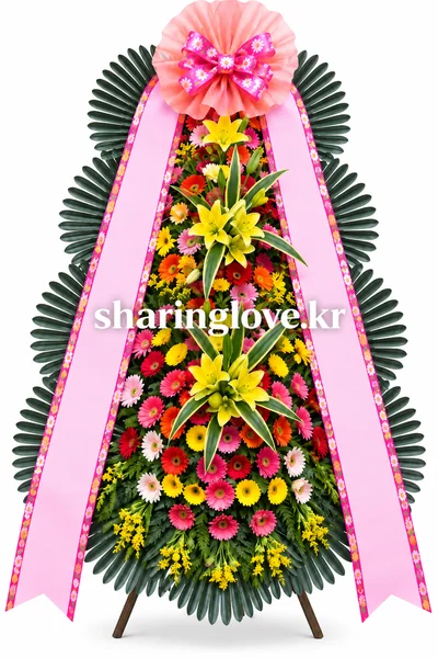 [정품]축하3단고급형 축하화환