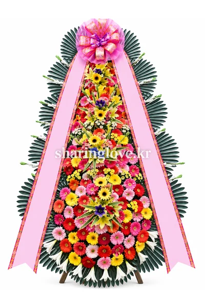 [정품]축하4단 축하화환