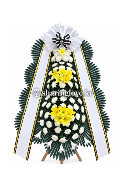근조3단 보급형 근조화환